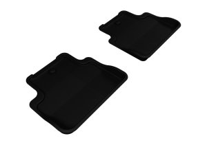 Acura TL Floor Mats - Rear - 3D MAXpider - Kagu - Black - `09-`14
